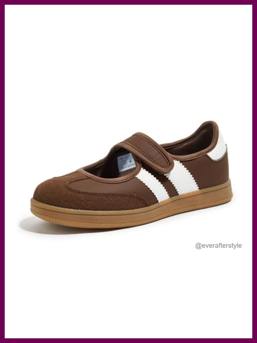 Women's Retro Platform Sneakers Hook-and-Loop Slip On Casual Skate Shoes